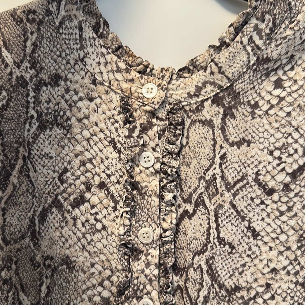 Reformation Mathilda Dress Snakeskin - Picture 6 of 6